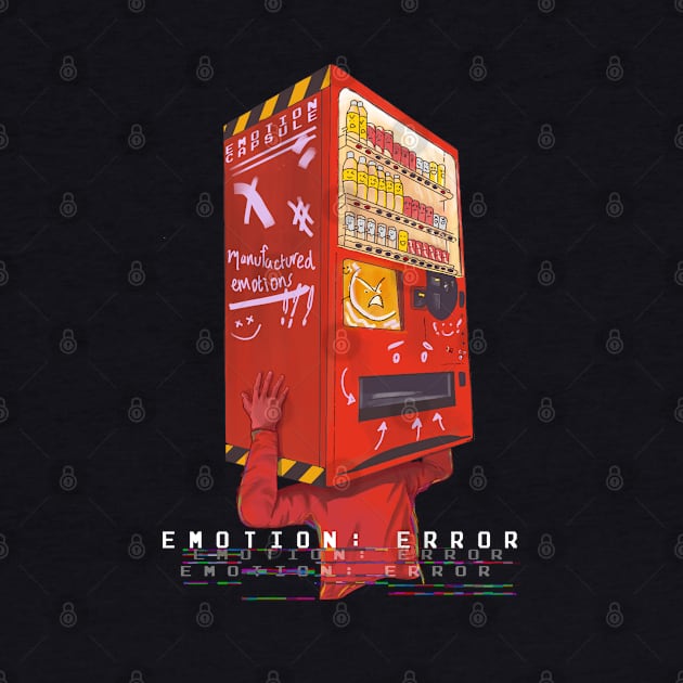 Emotion Capsule, Vending machine, retro, vaporwave, 90s, vintage, hipster, retrowave by Rice Paste